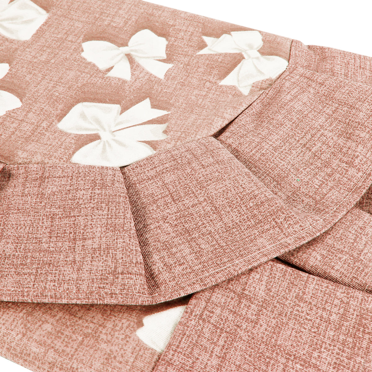 Tovaglia plastificata con riccio fantasia rosa - FIOCCHETTI