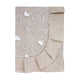 Tovaglia plastificata con riccio cuori beige - PARIS