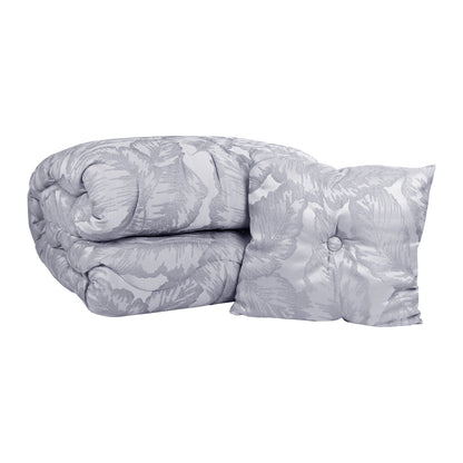 Piumone in raso con cuscino arredo - IRENE