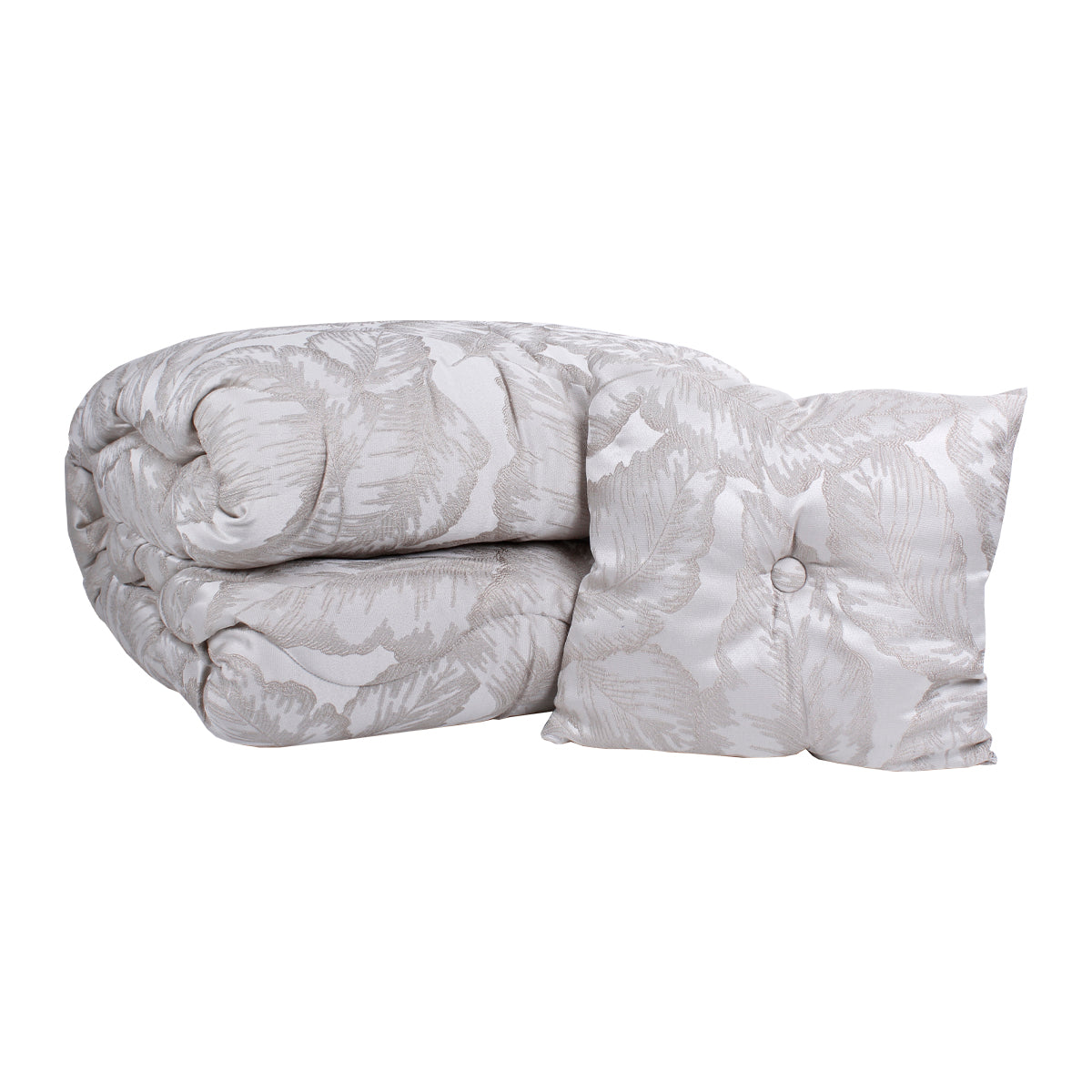 Piumone in raso con cuscino arredo - IRENE