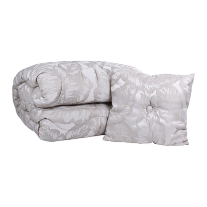 Piumone in raso con cuscino arredo - IRENE