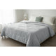 Piumone con rombi embossed grigio chiaro - NESSY