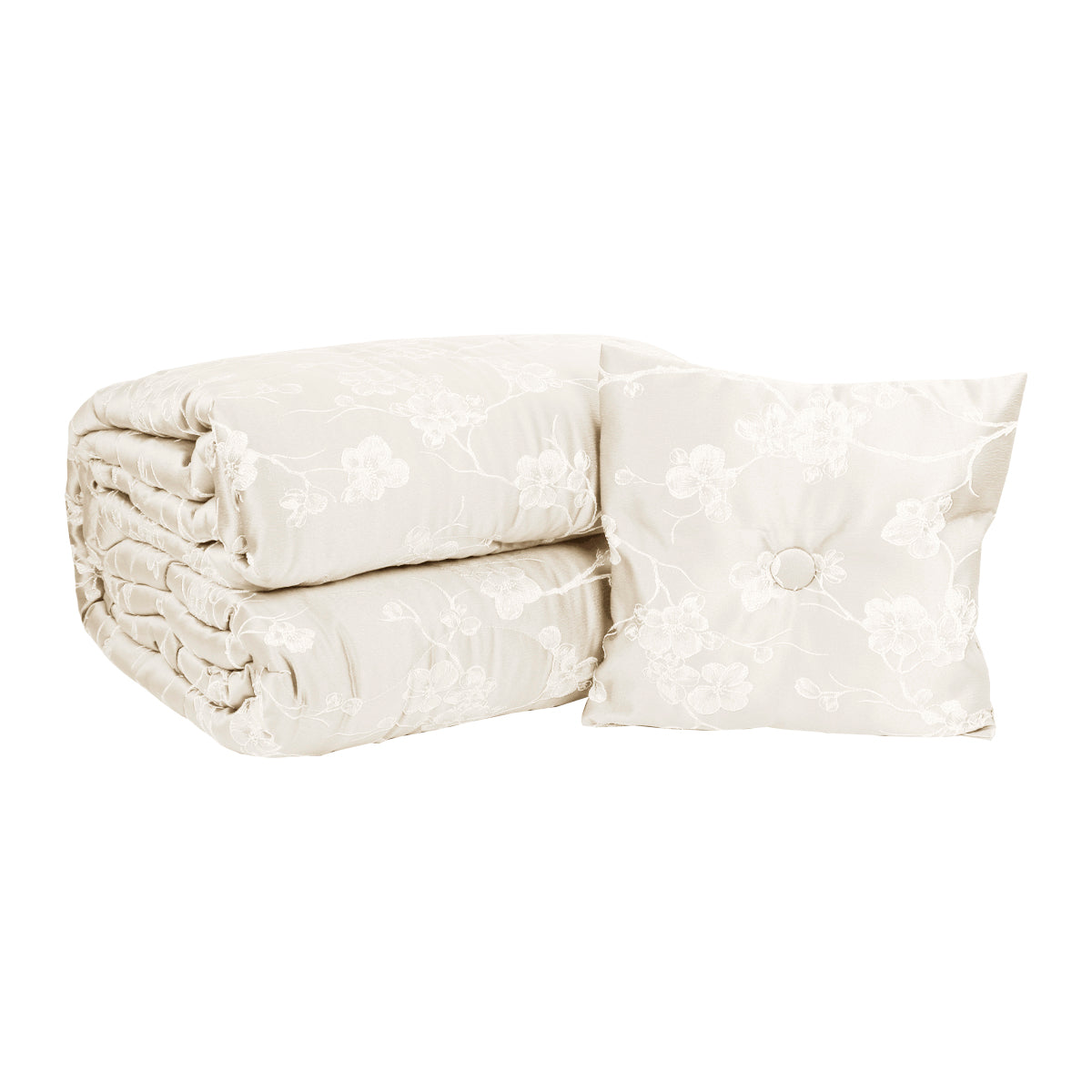 Piumone in raso con cuscino arredo - RAMAGE