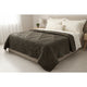 Piumone con rombi embossed marrone - NESSY