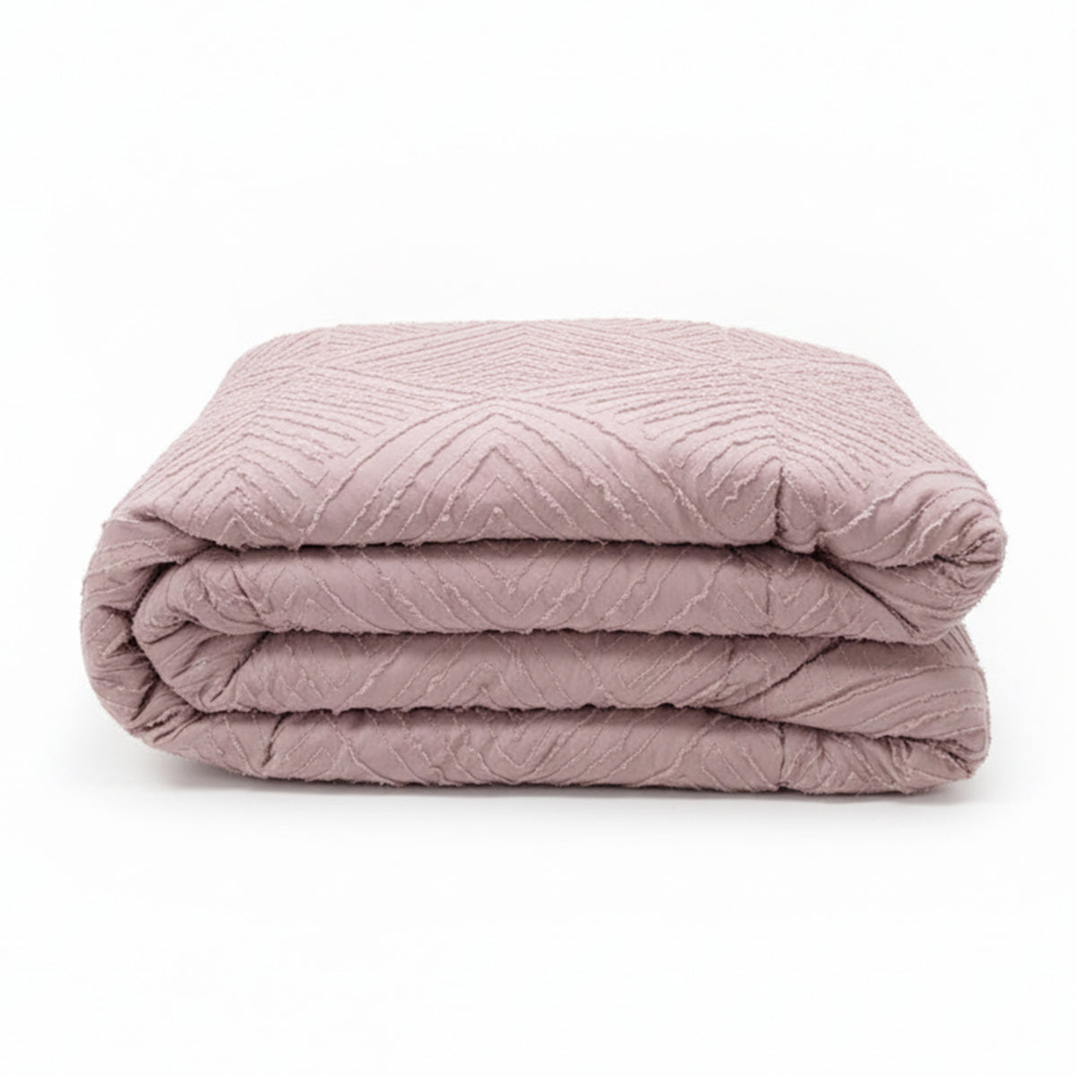 Piumone con rombi embossed rosa - NESSY
