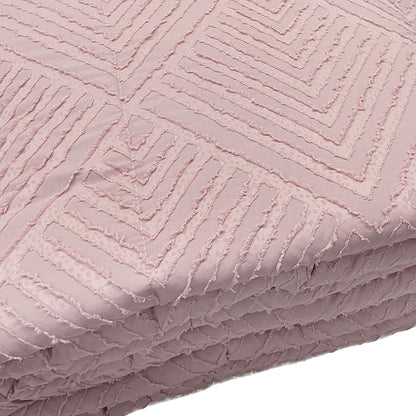 Piumone con rombi embossed rosa - NESSY