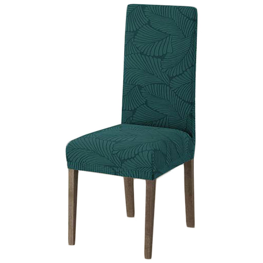 Coprisedie elasticizzato Miù con foglie verde scuro