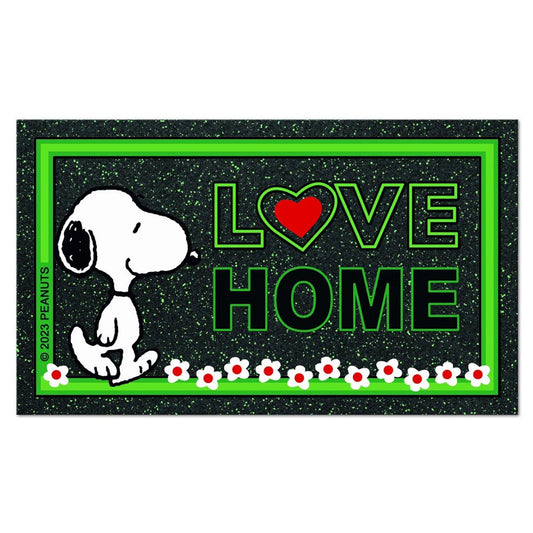 Zerbino antiscivolo a fantasia con Snoopy - Love home verde