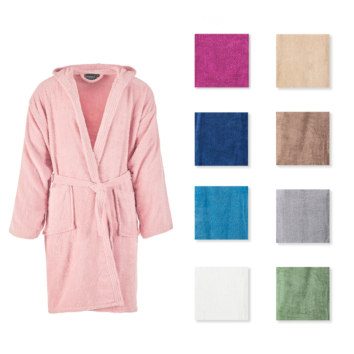 Accappatoio in spugna Monaco