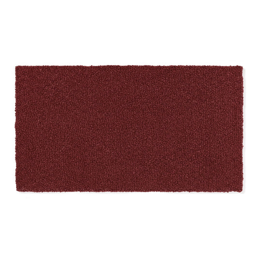 Zerbino in cocco antiscivolo tinta unita bordeaux