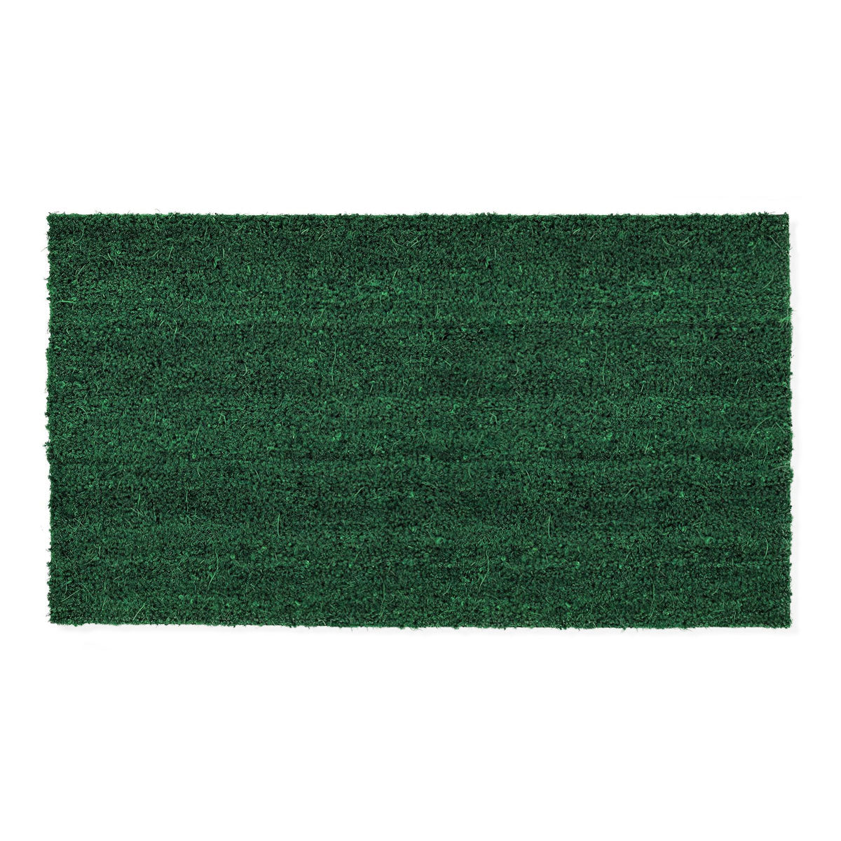 Zerbino in cocco antiscivolo tinta unita verde