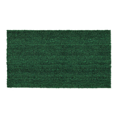 Zerbino in cocco antiscivolo tinta unita verde
