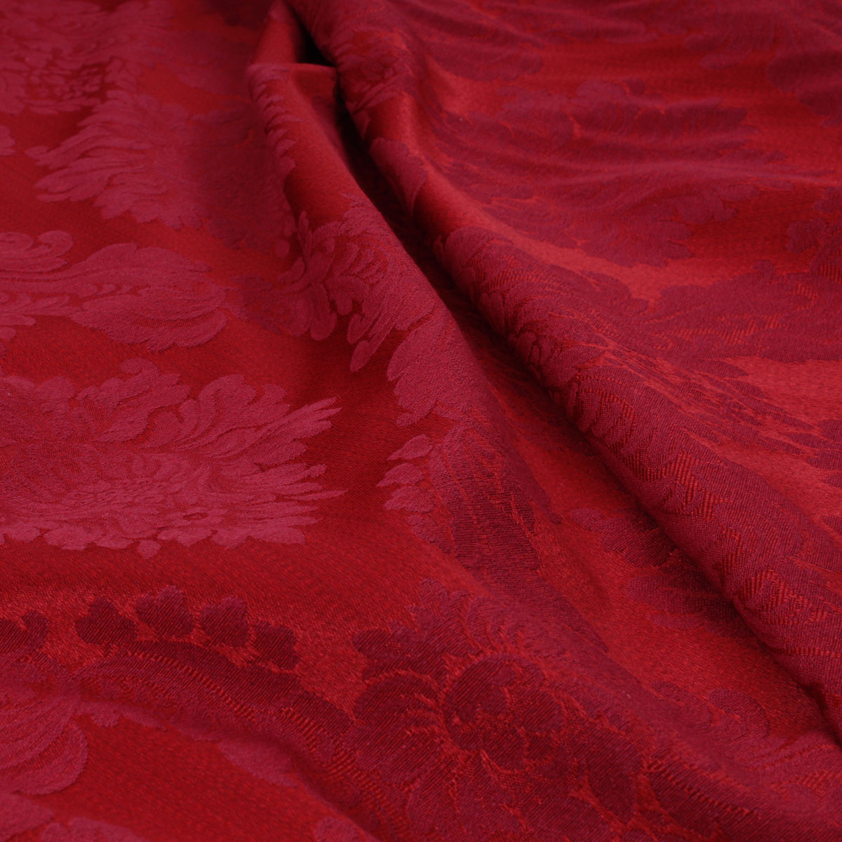 Tessuto pesante broccato - Medaglione bordeaux