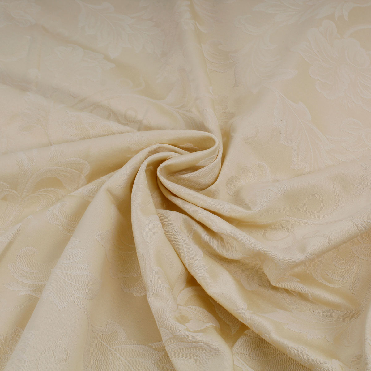 Tessuto pesante broccato - Ramage crema