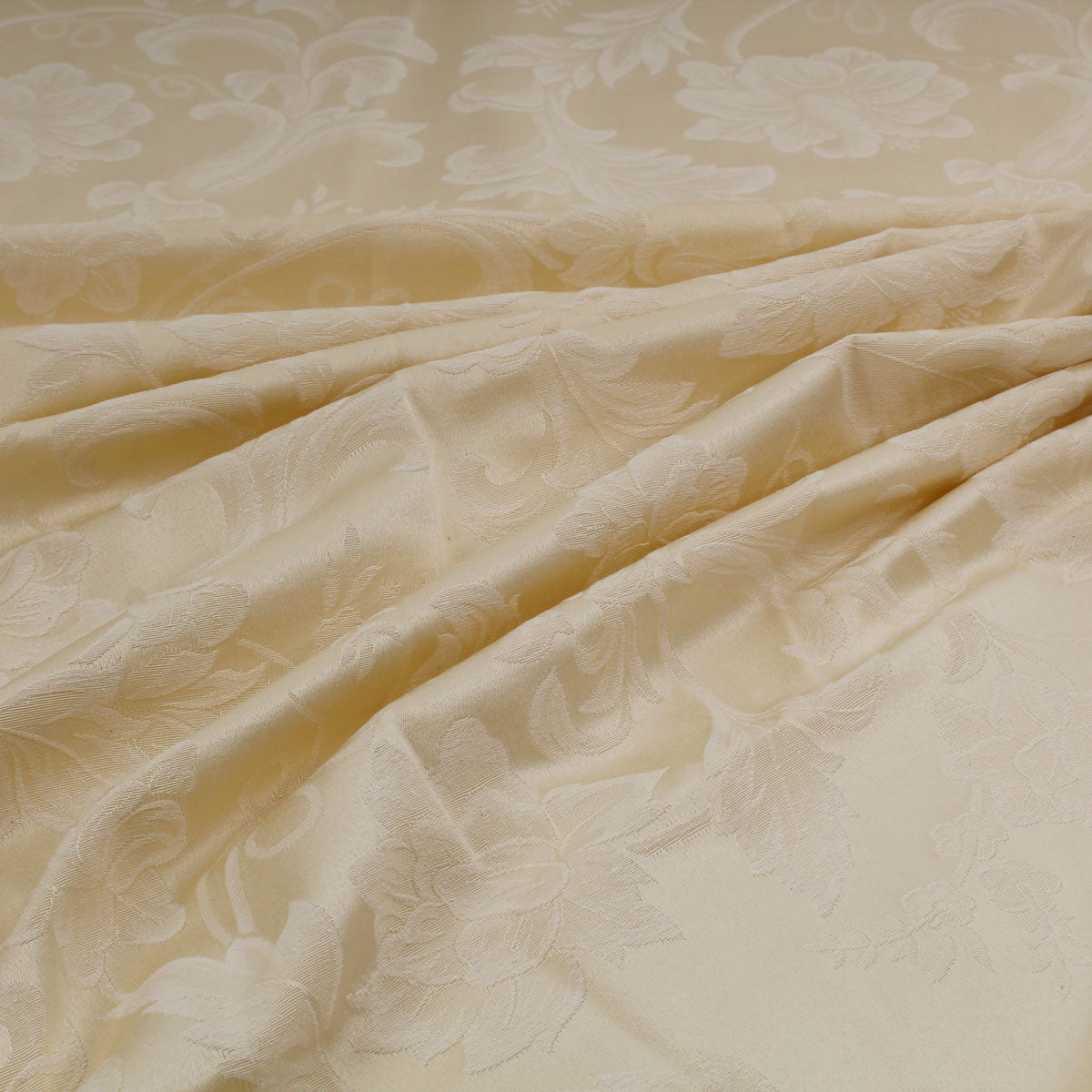 Tessuto pesante broccato - Ramage crema
