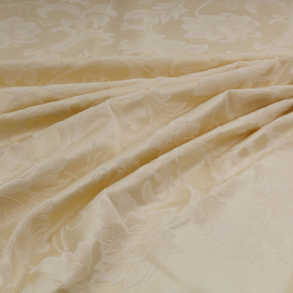 Tessuto pesante broccato - Ramage crema