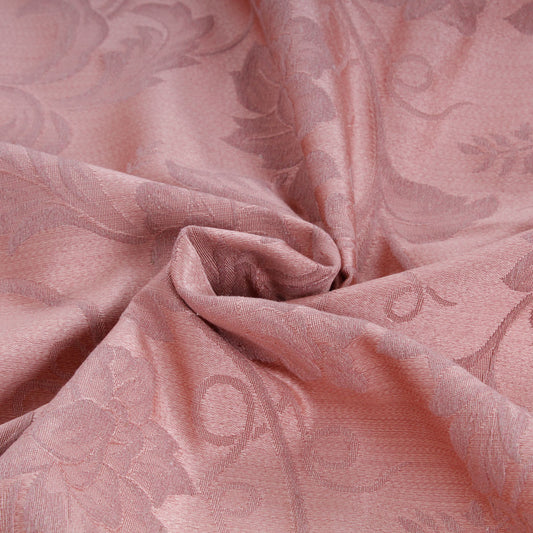 Tessuto pesante broccato - Ramage rosa