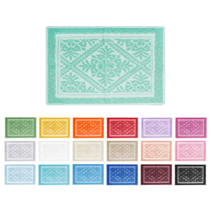 Tappeto da bagno sardo tinta unita