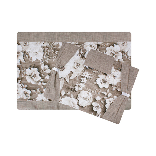 Set coprifuochi e copriforno con rose
