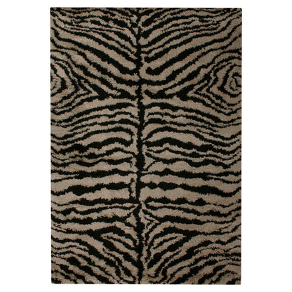 Tappeto animalier tigrato beige