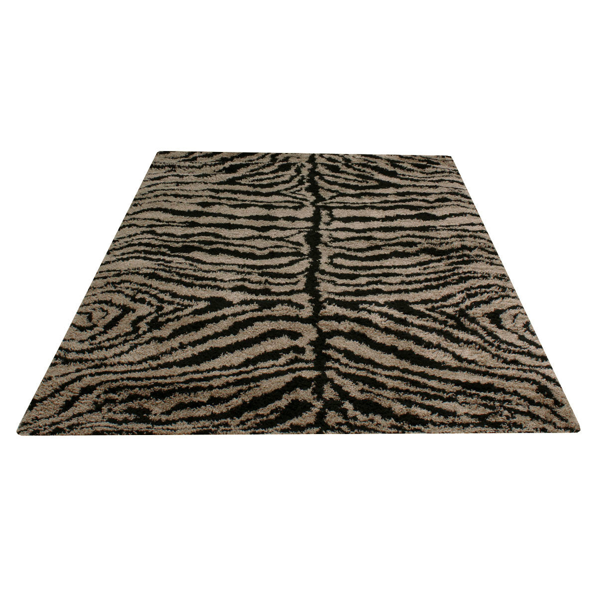 Tappeto animalier tigrato beige