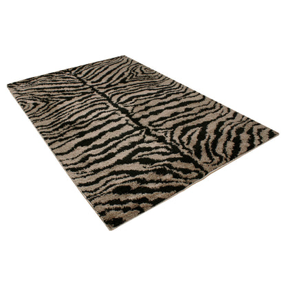 Tappeto animalier tigrato beige