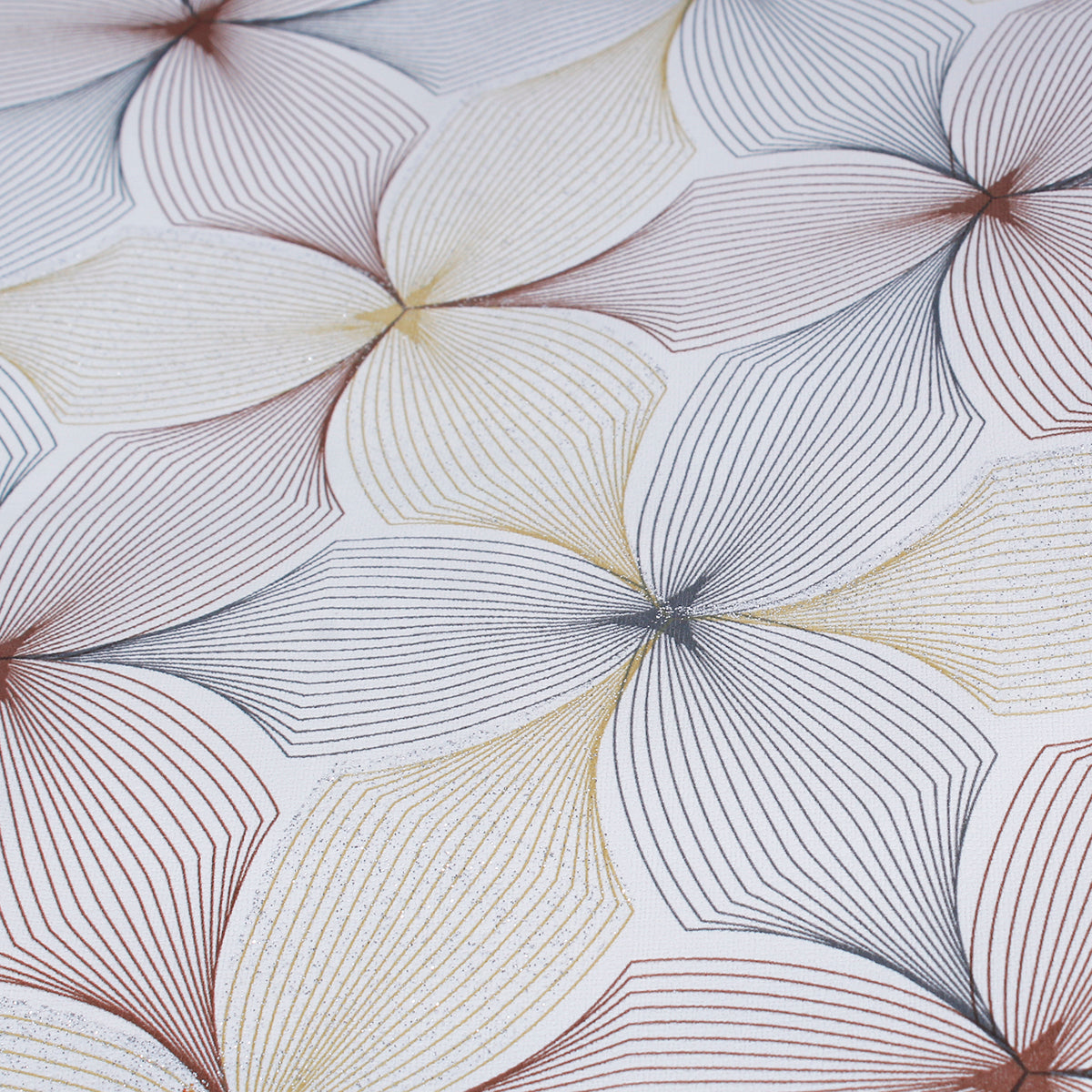 Tovaglia plastificata con riccio fantasia panna - GLITTERATA