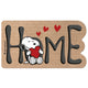 Zerbino antiscivolo a fantasia con Snoopy - Home beige