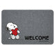 Zerbino antiscivolo a fantasia con Snoopy - Welcome grigio